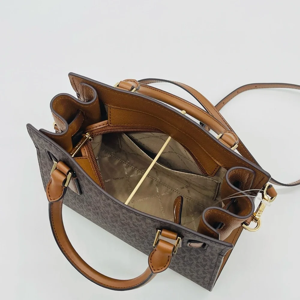Michael Kors Hamilton Small Satchel Crossbody Bag - Picture 11 of 12